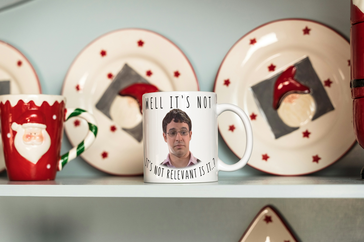 Will McKenzie Inbetweeners Coffee Mug - It's not relevant is it?