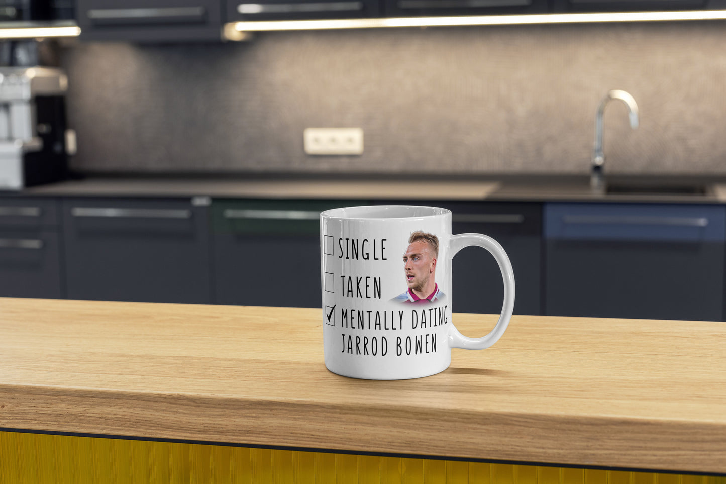 Mentally Dating Jarrod Bowen Coffee Mug - Funny West Ham Coffee Mug