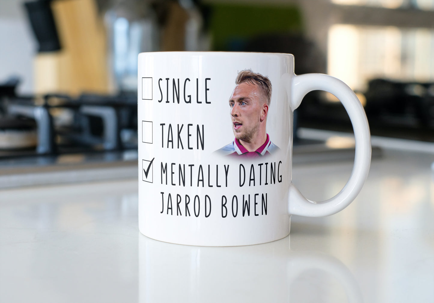 Mentally Dating Jarrod Bowen Coffee Mug - Funny West Ham Coffee Mug