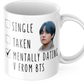 Mentally Dating V from BTS Coffee Mug - BTS Coffee Mug