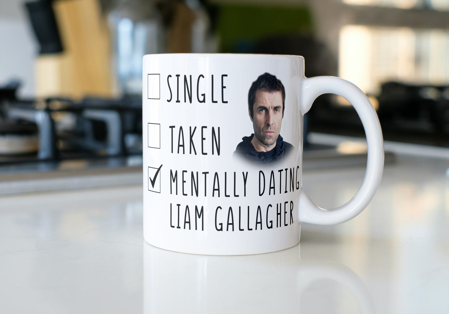 Mentally Dating Liam Gallagher Coffee Mug