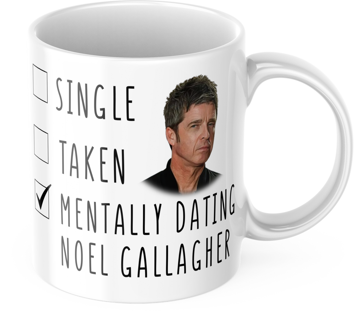 Mentally Dating Noel Gallagher Mug