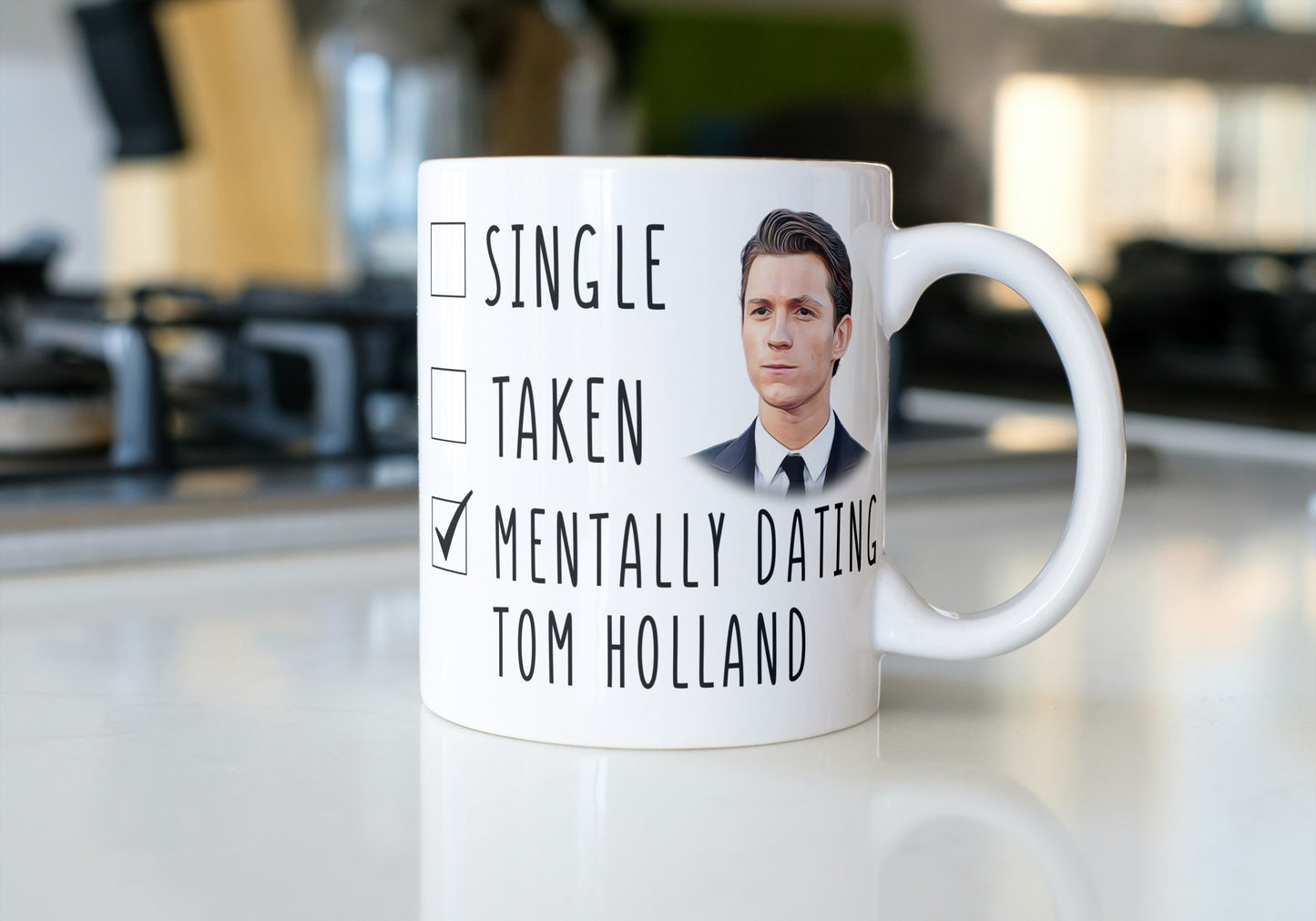 Mentally Dating Tom Holland Coffee Mug