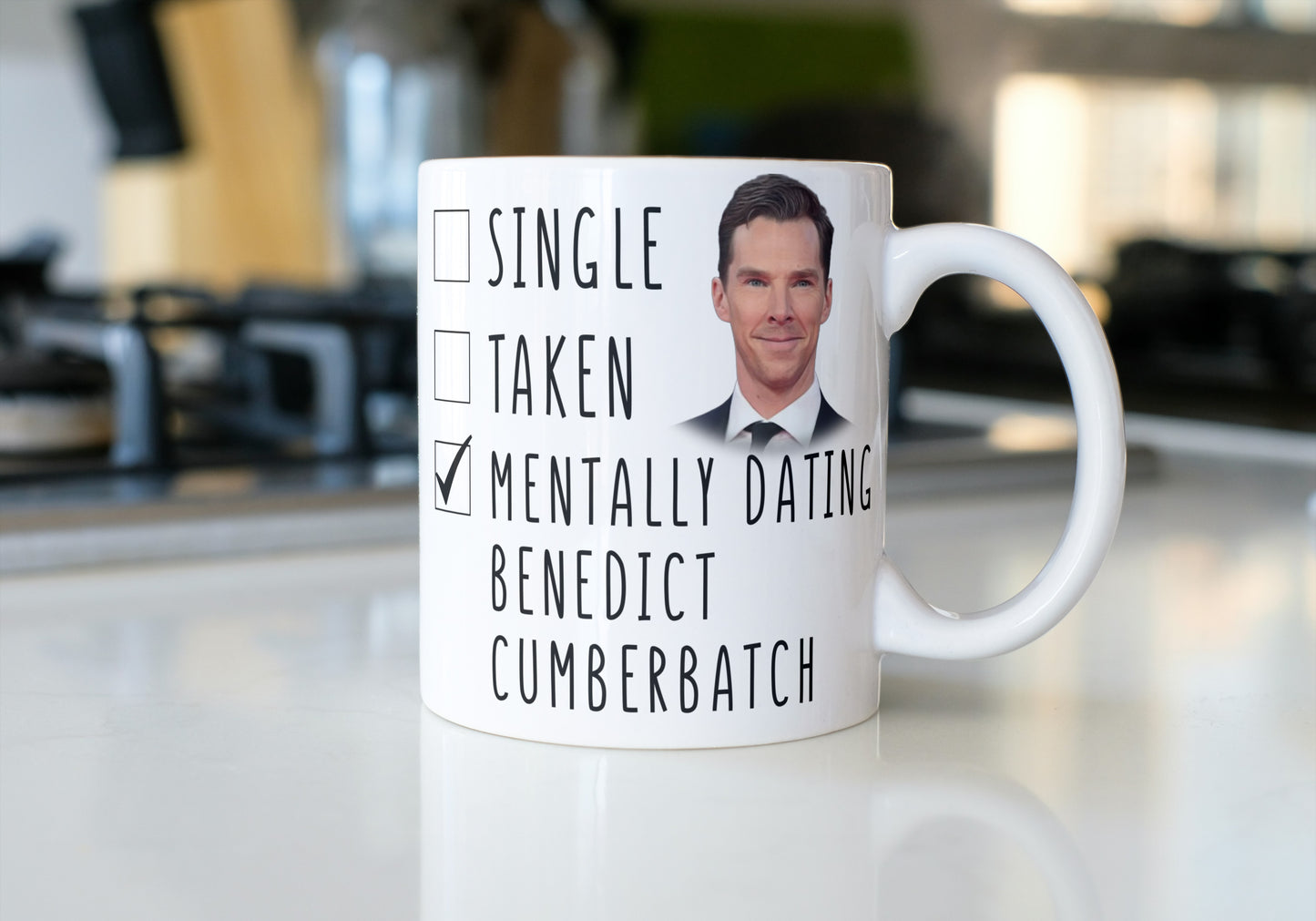 Mentally Dating Benedict Cumberbatch Coffee Mug