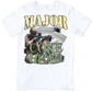 Cocaine Themed T-Shirt - Major Cokehead - Funny Tshirt