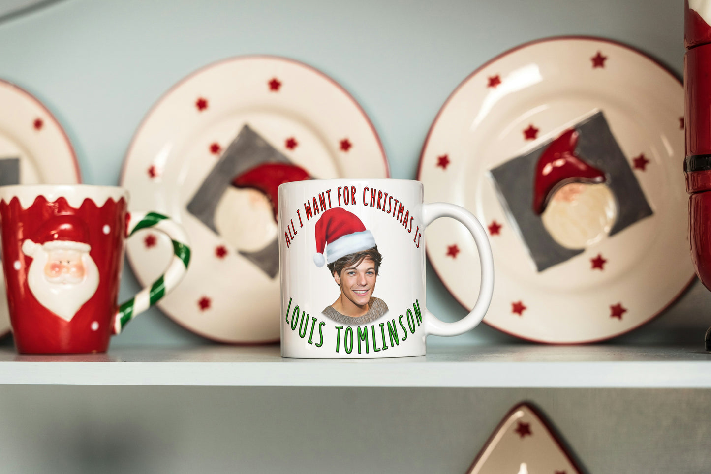 Funny Louis Tomlinson One Direction Christmas Mug - Gift Mug