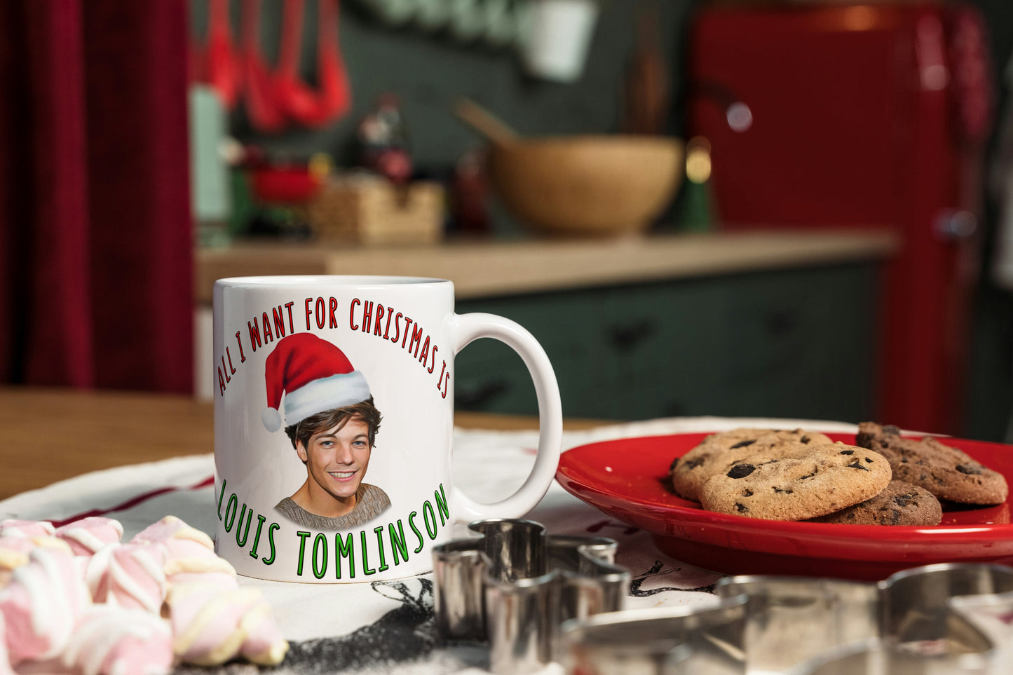 Funny Louis Tomlinson One Direction Christmas Mug - Gift Mug