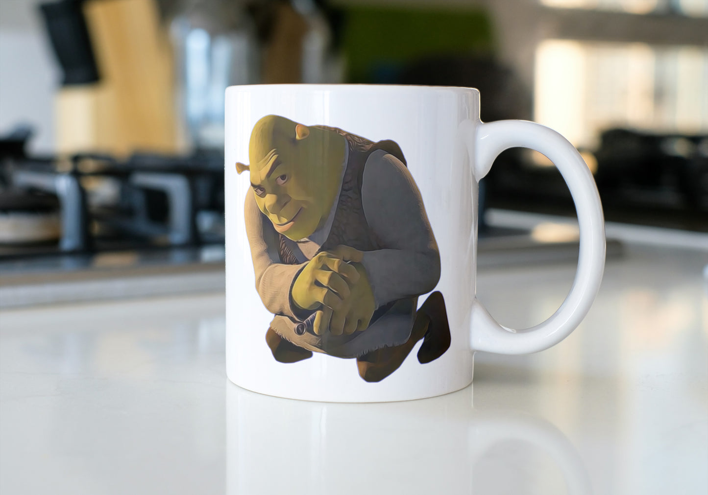 Funny Shrek Instagram Meme Gif Mug