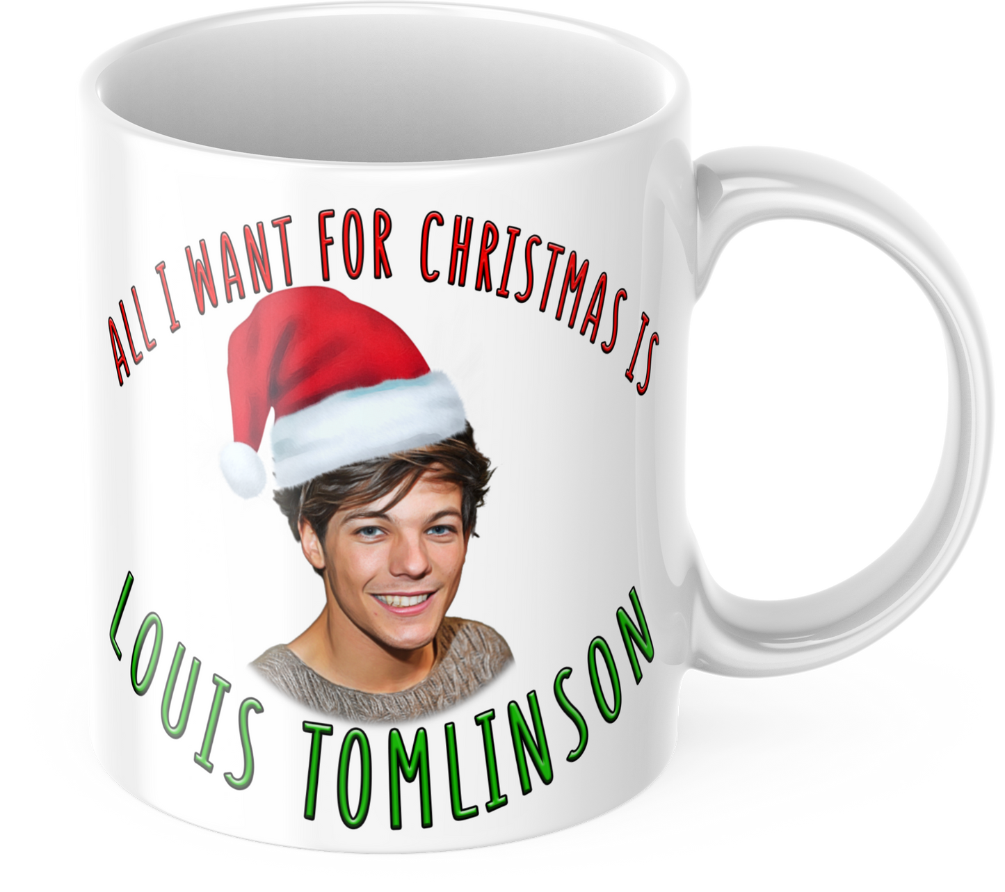 Funny Louis Tomlinson One Direction Christmas Mug - Gift Mug