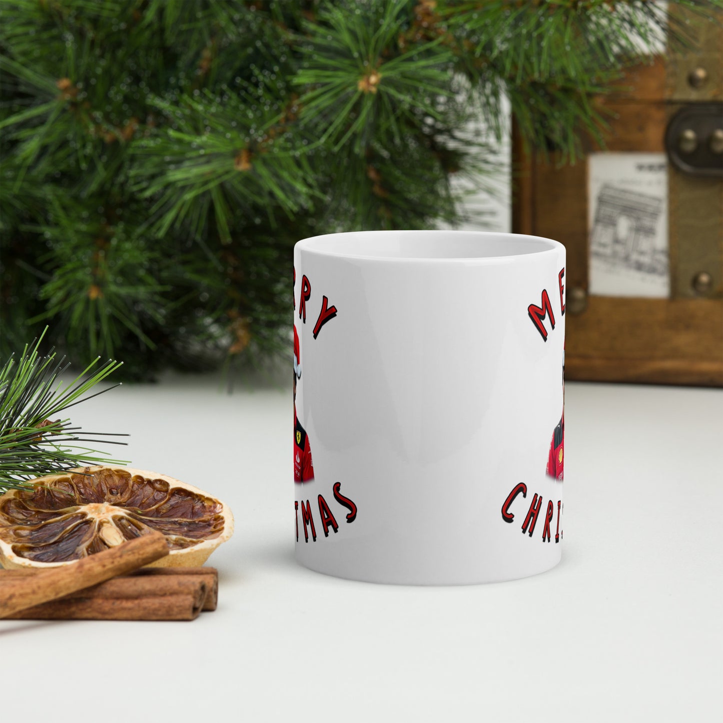 Carlos Sainz Christmas Mug - F1 Christmas Mug