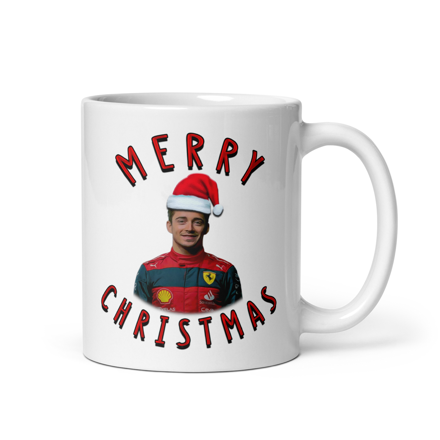 Charles Leclerc Christmas Coffee Mug