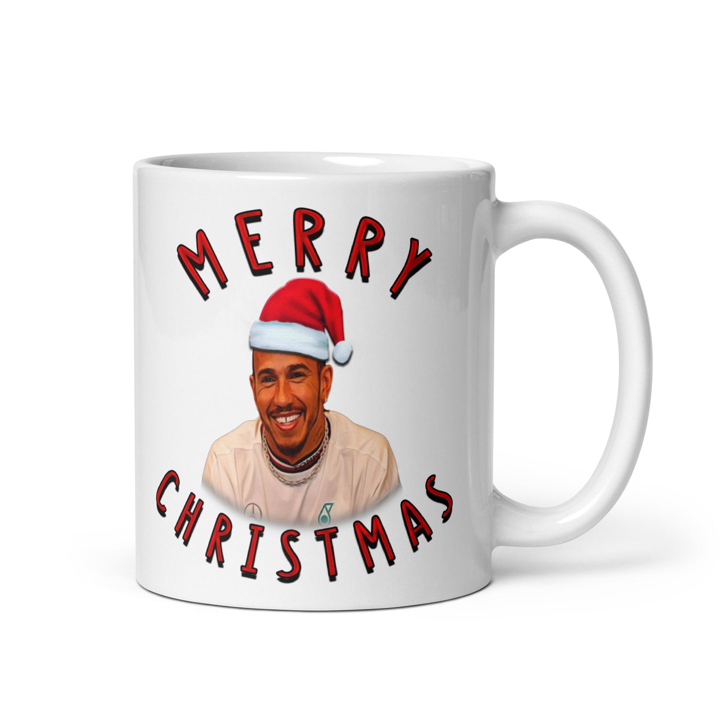 Lewis Hamilton Merry Christmas Mug