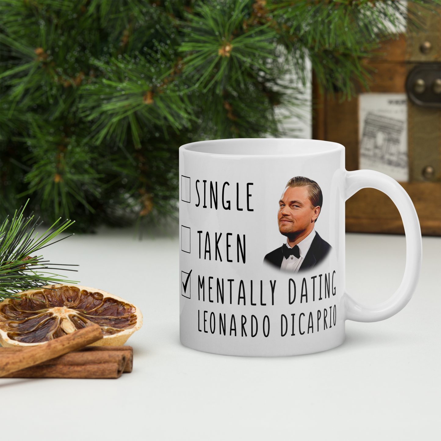 Christmas Leonardo DiCaprio Mug