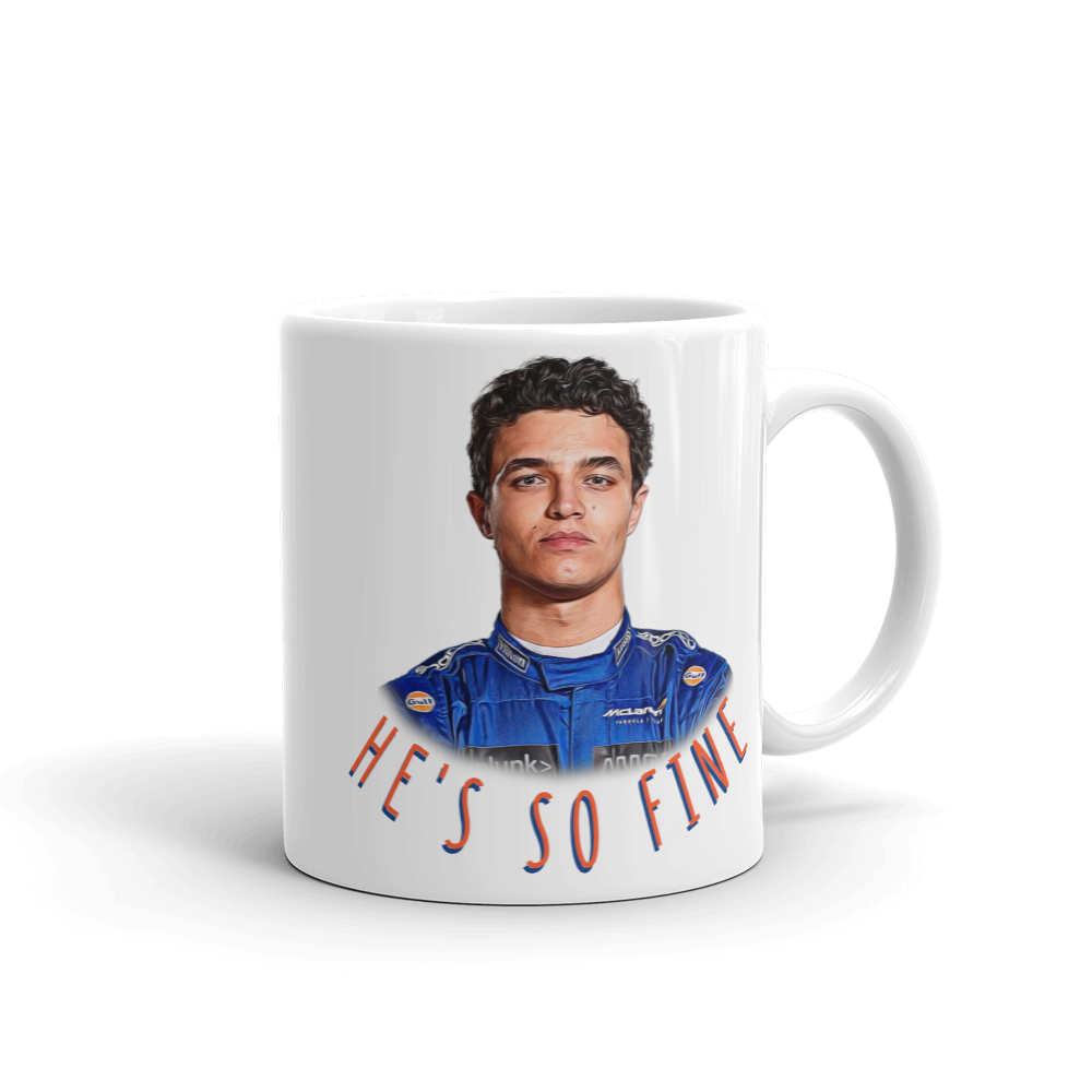 Lando Norris Mug - He's so Fine - Formula 1 Mug