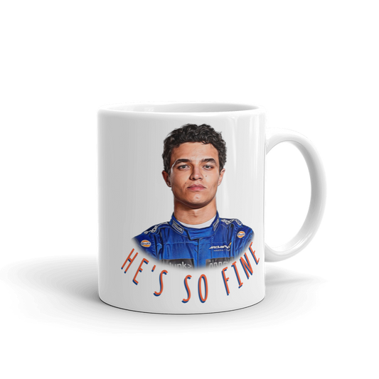 Lando Norris Mug - He's so Fine - Formula 1 Mug