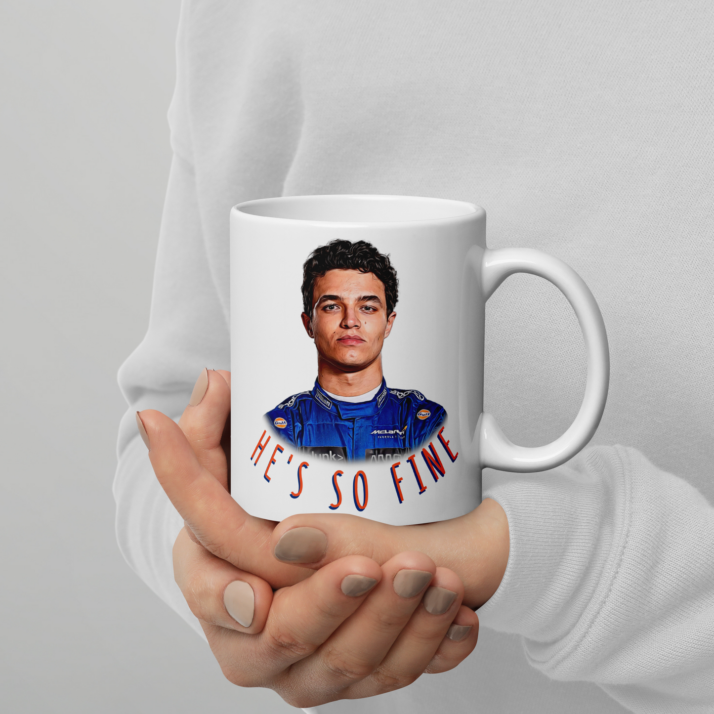 Lando Norris Mug - He's so Fine - Formula 1 Mug