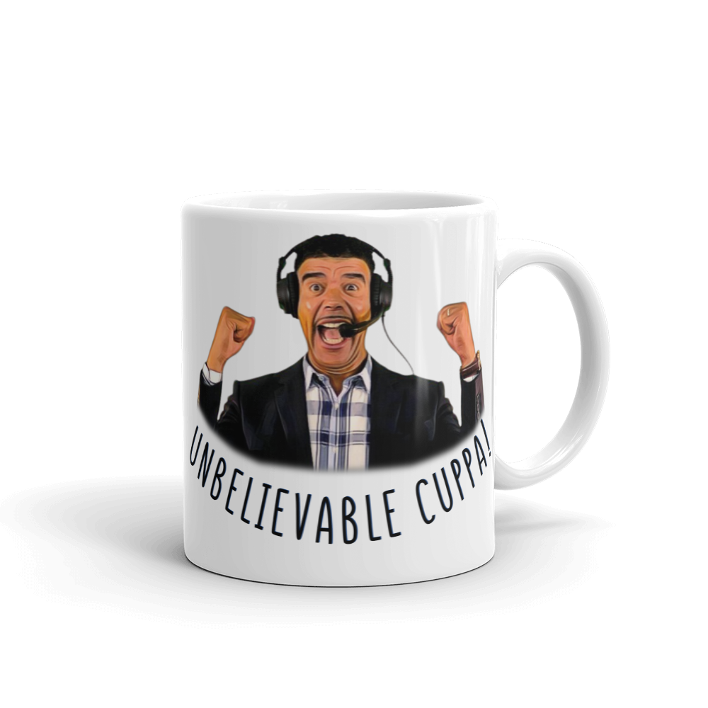 Unbelievable Jeff - Chris Kamara Unbelievable Cuppa - Funny Mug