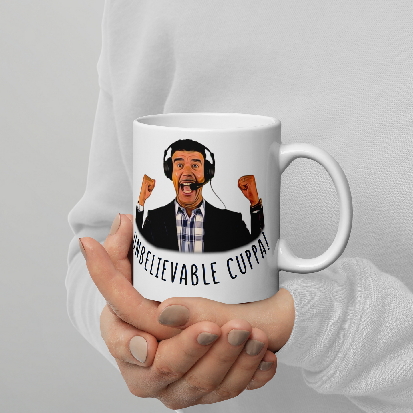 Unbelievable Jeff - Chris Kamara Unbelievable Cuppa - Funny Mug