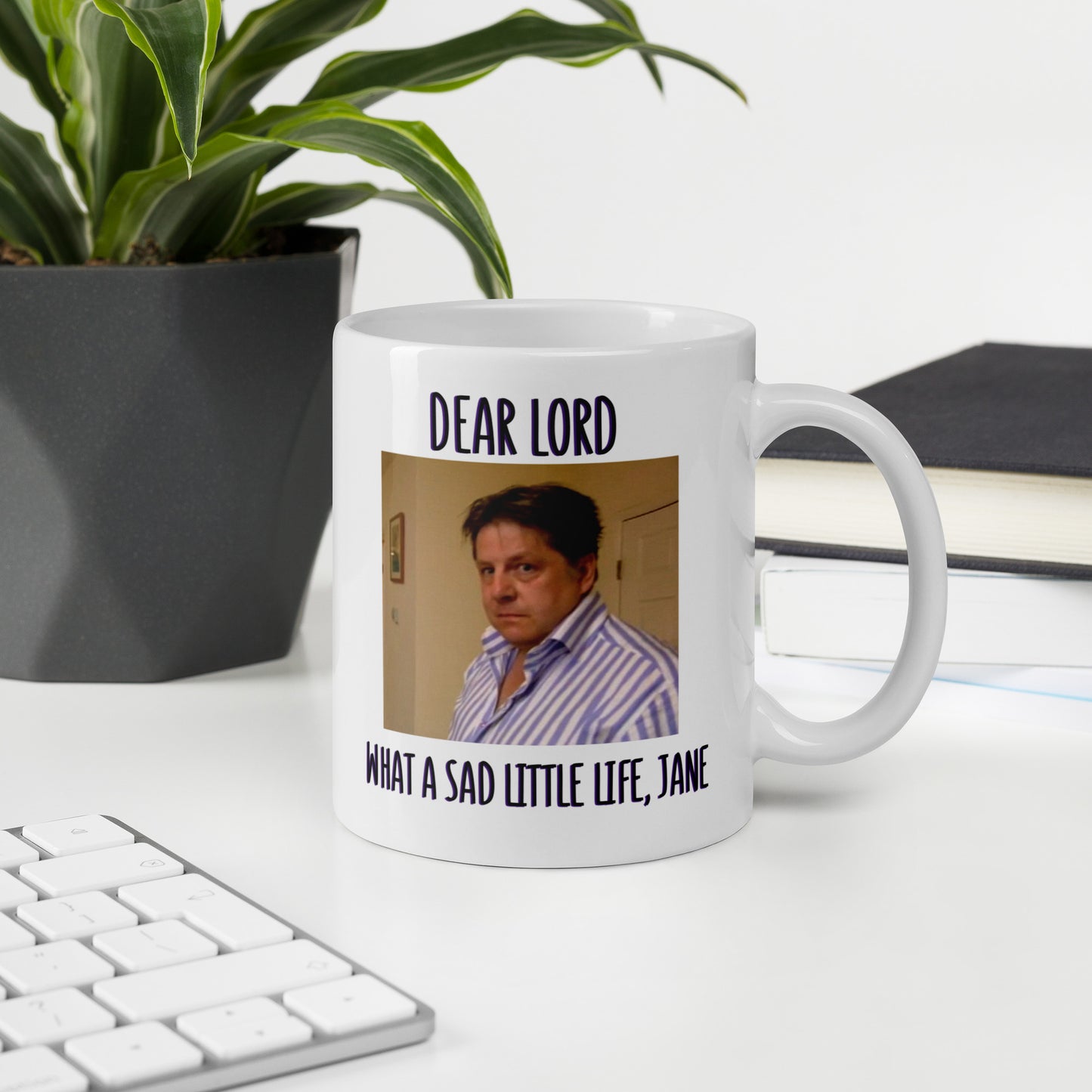 Dear Lord, What a sad little life Jane - Funny Mug - Coffee Mug - Tea Mug