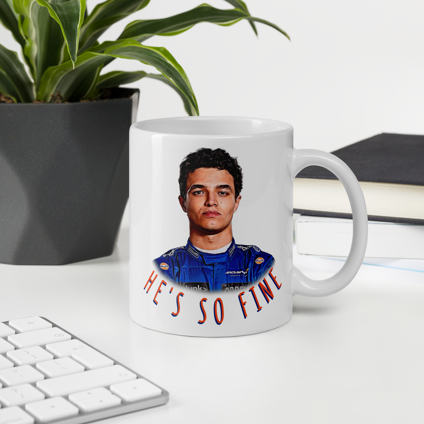 Lando Norris Mug - He's so Fine - Formula 1 Mug