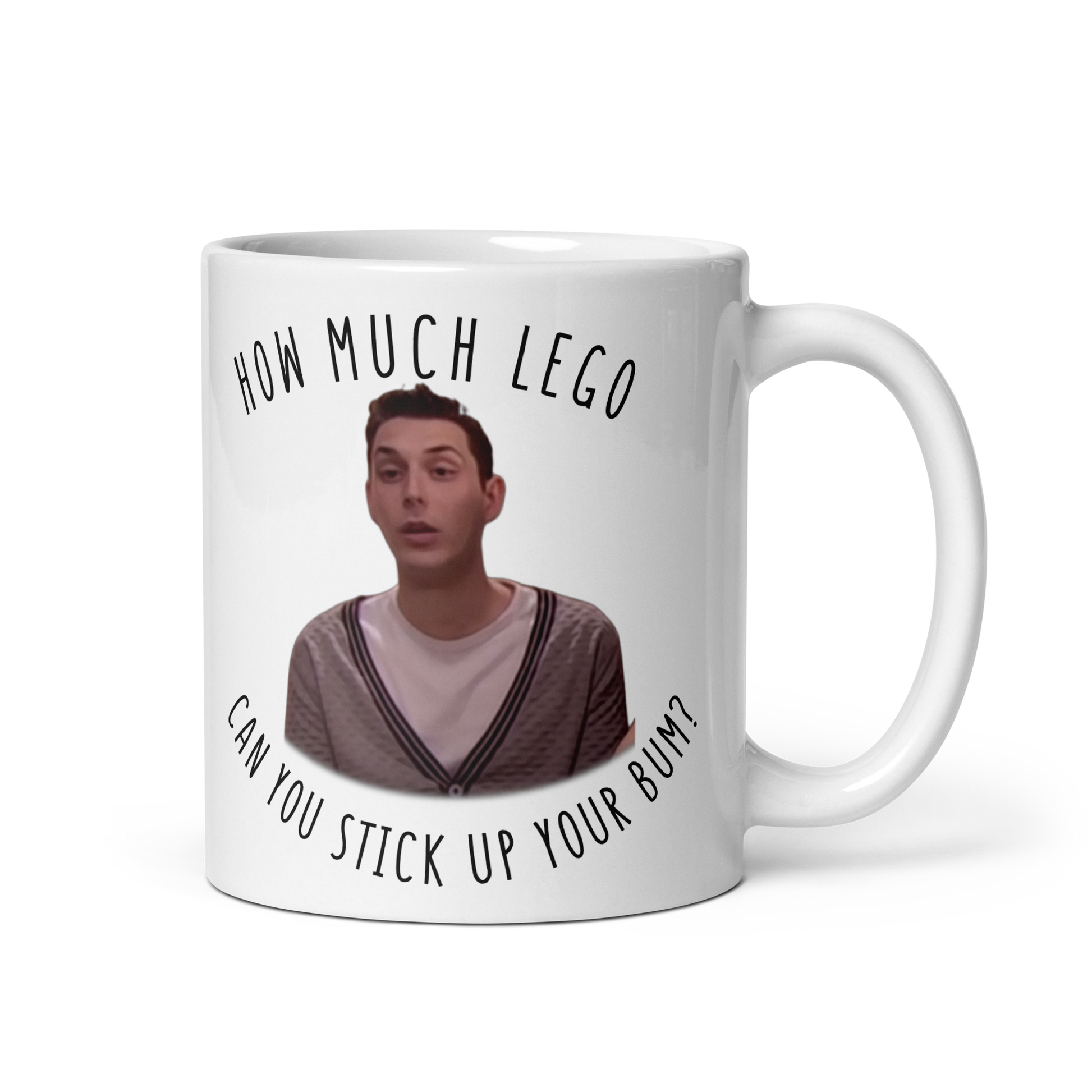 How Much Lego Can You Stick Up Your Bum SHOP NOW Funny Mug