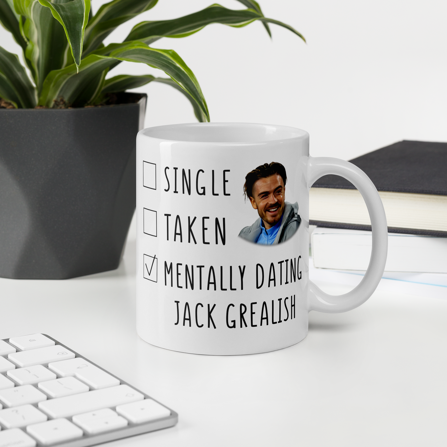 Mentally Dating Jack Grealish - Funny Man City Mug